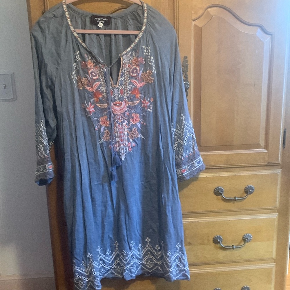 JOHNNY WAS WORKSHOP Perfect Dress-Size M ♥️🧡♥️